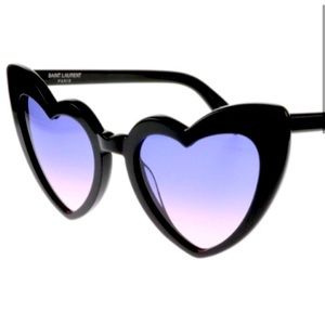 New Saint Laurent SL181 009 LouLou Oversized
Heart Sunglasses